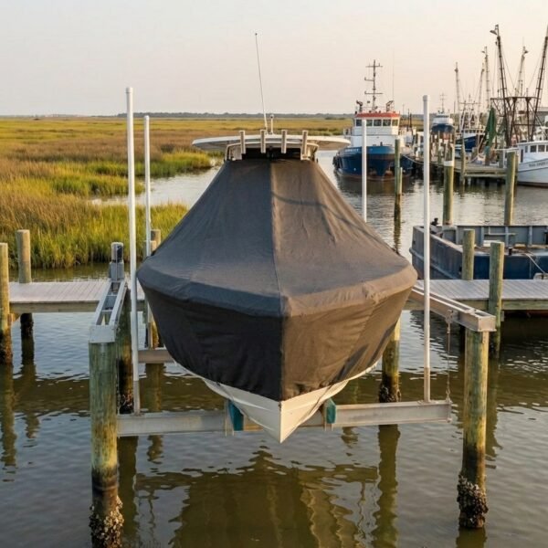 Caymas 30 CT T-Top Boat Cover & Canvas