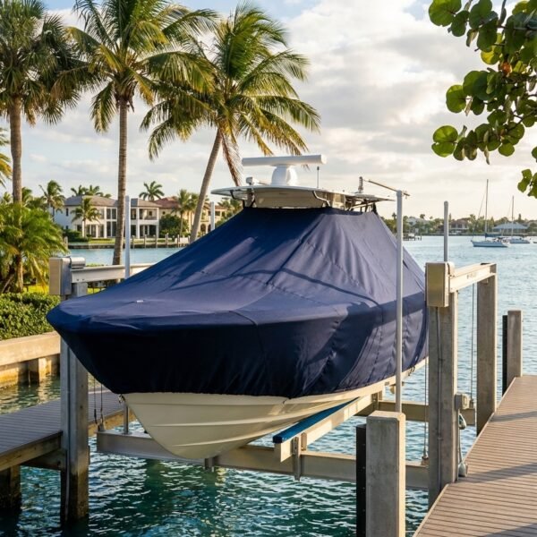 Cobia 206 T-Top Boat Cover & Canvas