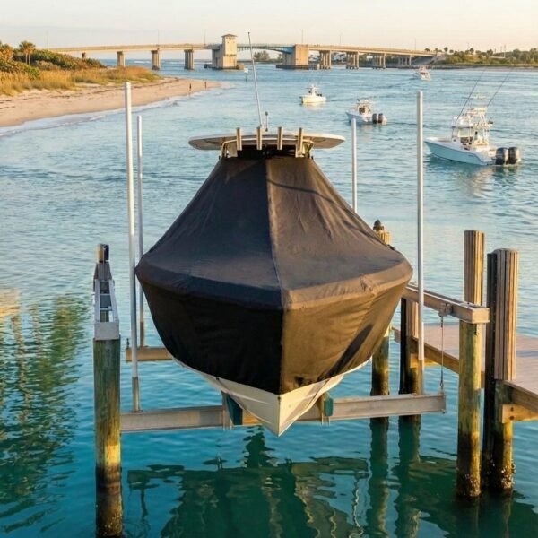 Cobia 214 T-Top Boat Cover & Canvas