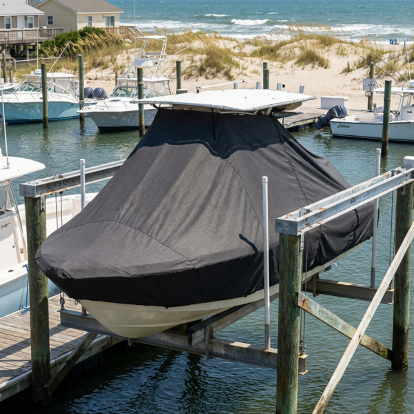 Cobia 220 T-Top Boat Cover & Canvas