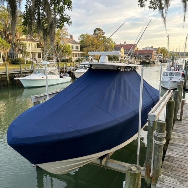 Cobia 224 T-Top Boat Cover & Canvas