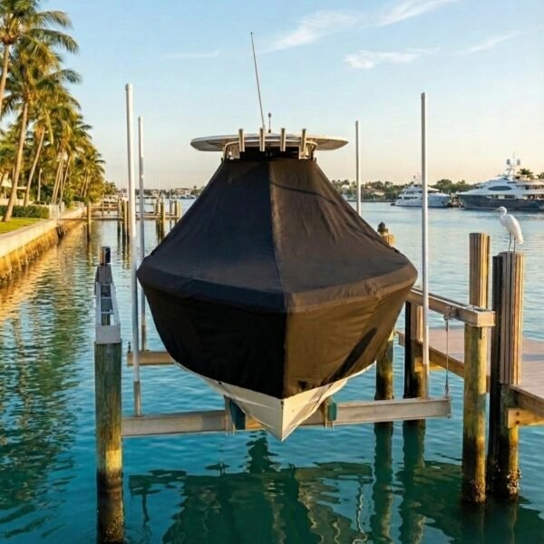Cobia 240 CC T-Top Boat Cover & Canvas