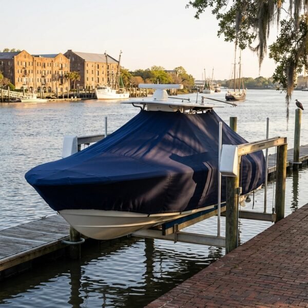 Cobia 262 T-Top Boat Cover & Canvas