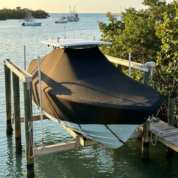 Cobia 296 T-Top Boat Cover & Canvas