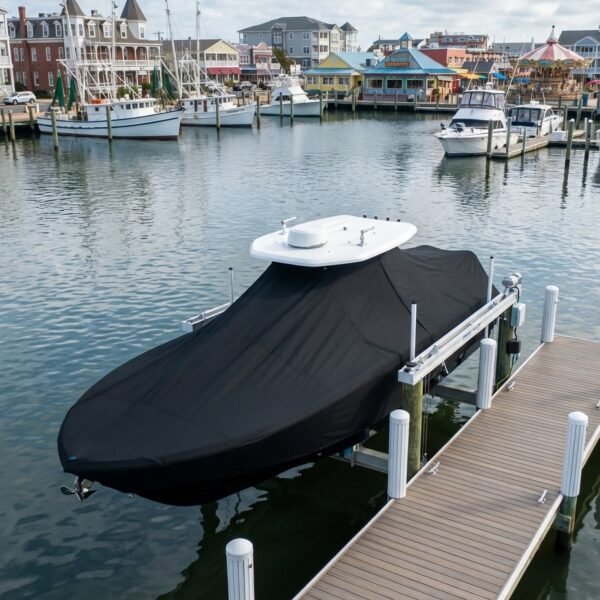 Cobia 344 T-Top Boat Cover & Canvas