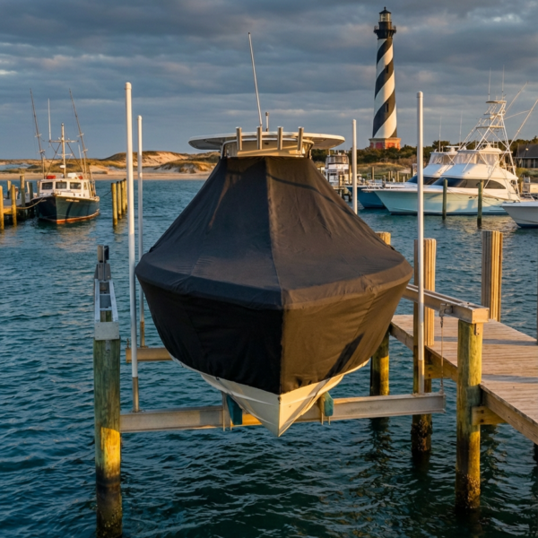 Cobia 350 T-Top Boat Cover & Canvas