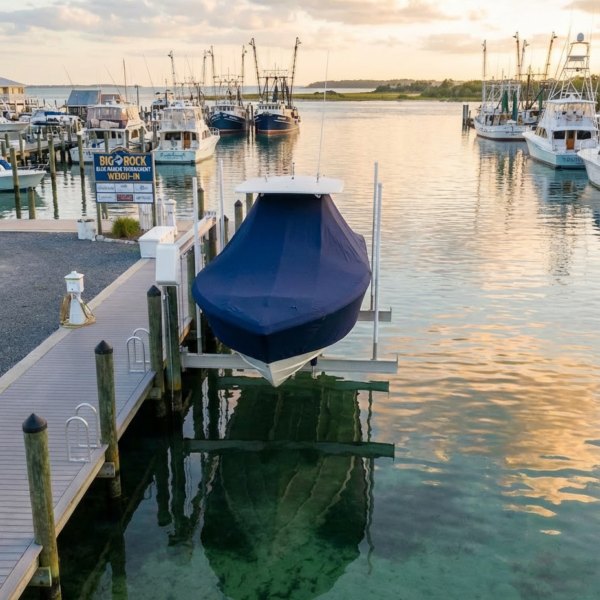 Fountain 31 T-Top Boat Cover & Canvas