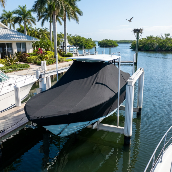Mako 234 T-Top Boat Cover & Canvas