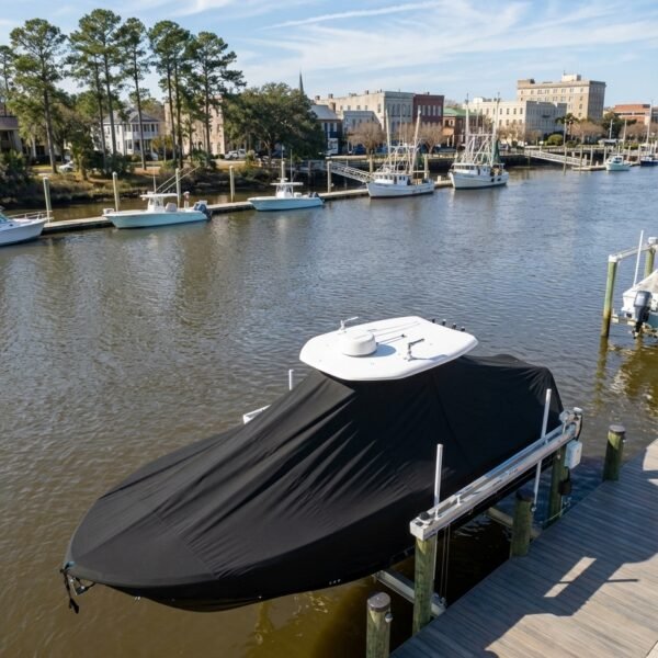 Mako 254 T-Top Boat Cover & Canvas