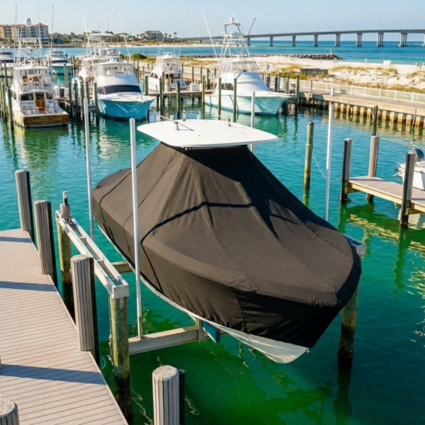 Mako 264 T-Top Boat Cover & Canvas