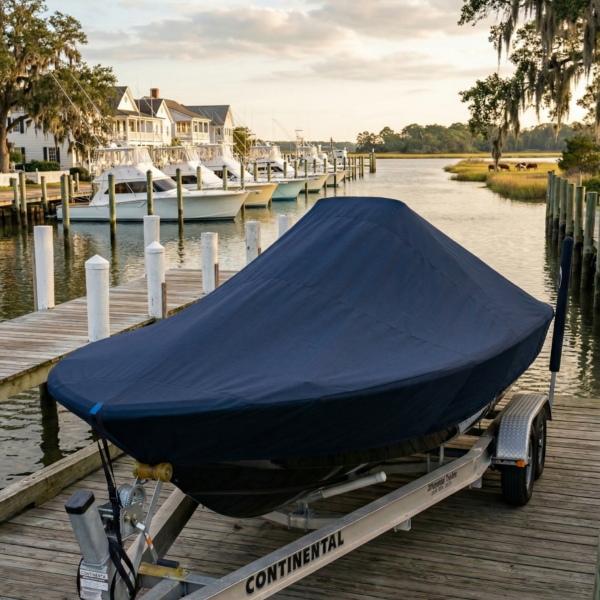 Ranger 2200 Bay Center Console Boat Cover & Canvas