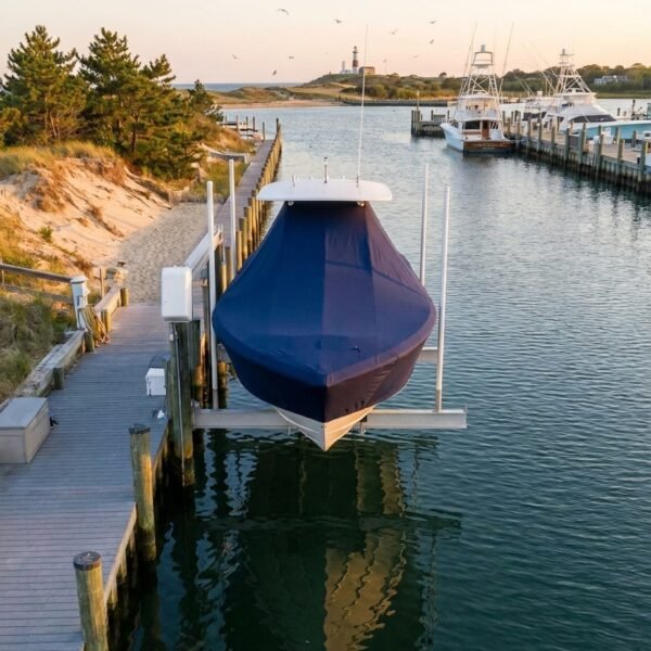 Southport 28 T-Top Boat Cover & Canvas